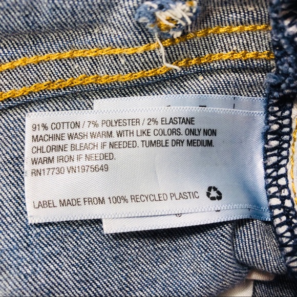 Universal Thread Rolled Cuff Jean Shorts Sz 2/26R - Picture 8 of 8